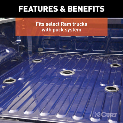 CURT Q20 5th Wheel Hitch with RAM OEM Legs