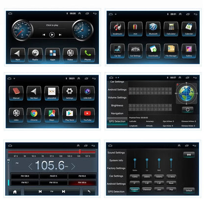 Paddsun 10 Inch On-Board Android 9.1 GPS Wifi Dual Din Touch Screen Player Navigation