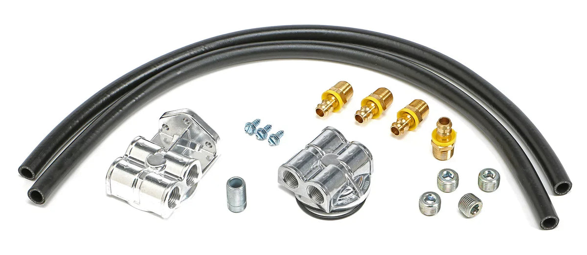 Trans-Dapt Permance Products 1813 Single Oil Filter Relocation Kit