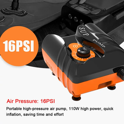 moobody Portable Electric Inflator 16PSI High Pressure Air Pump 110W Paddle Board Inflatable Pool Ship