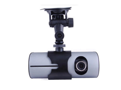 R300 Car DVR with GPS logger G-Sensor Dual lens 2.7 inch LCD Camera X3000 140° View Angle Dual Lens G-Sensor X3000 Car DVR Video Recorder + GPS Logger