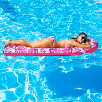 Hengguang 2Packs Inflatable Tanning Pool Lounge Float, 70" x 36" Suntan Tub Raft Floatie, Tanning Pool with Pillow, Personal Pool Lounger Adult Summer Water Party