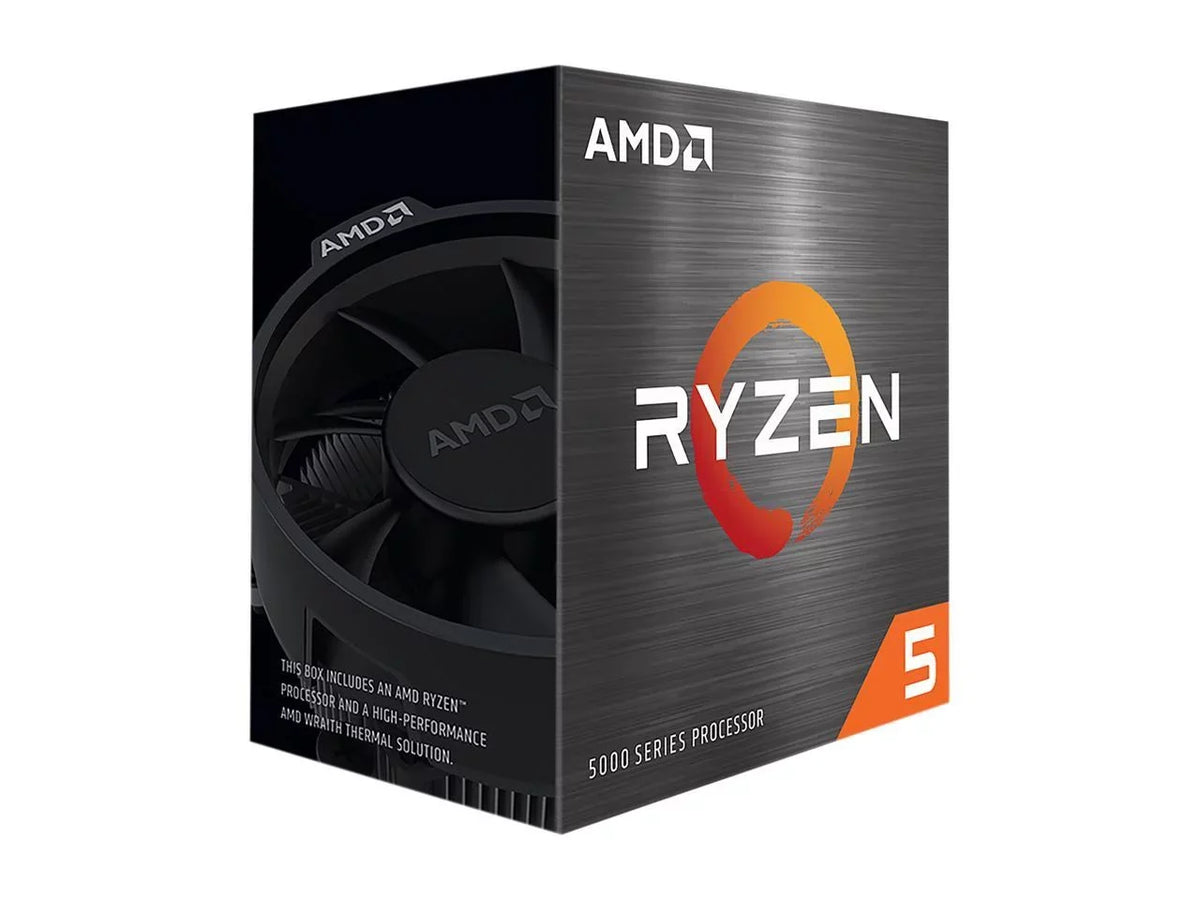AMD Ryzen 5 5500 3.6 GHz 6-Core AM4 Processor with Wraith Stealth Cooler - 100-100000457BOX