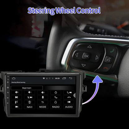 Binize Car Stereo Toyota Corolla 08-12 Android 12 with CarPlay&Android Auto,9 Inch Touch Screen Double Din Car Radio Support Bluetooth, GPS Navigation, FM&AM, Backup Camera